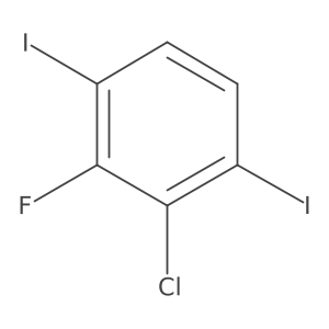 1-Chloro-3,6-diiodo-2-fluorobenzene Structure
