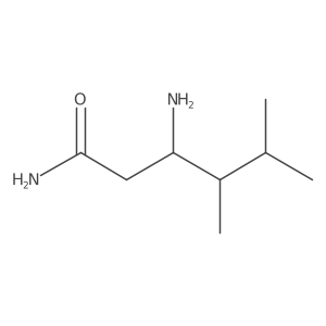 (3S)-3-Amino-4,5-dimethylhexanamide Structure