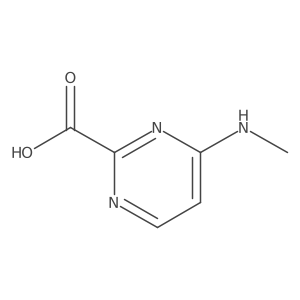 4-(Methylamino)pyrimidine-2-carboxylic acid结构式