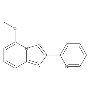 5-Methoxy-2-(2-pyridyl)imidazo[1,2-a]pyridine Structure