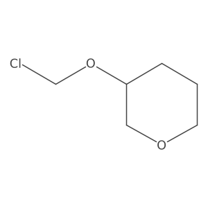 3-(Chloromethoxy)oxane Structure