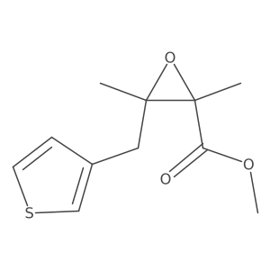 Methyl 2,3-dimethyl-3-[(thiophen-3-yl)methyl]oxirane-2-carboxylate Structure