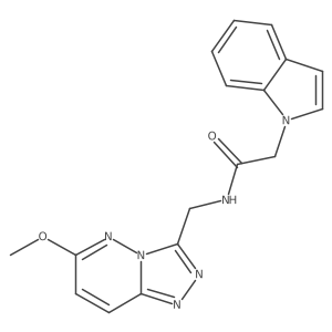 2-(1H-indol-1-yl)-N-((6-methoxy-[1,2,4]triazolo[4,3-b]pyridazin-3-yl)methyl)acetamide Structure