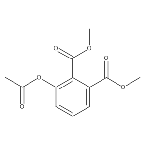 Dimethyl 3-acetyloxybenzene-1,2-dicarboxylate Structure