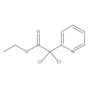 a,a-Dichloro-2-pyridineacetic acid ethyl ester结构式