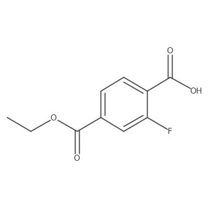 4-(Ethoxycarbonyl)-2-fluorobenzoic acid Structure