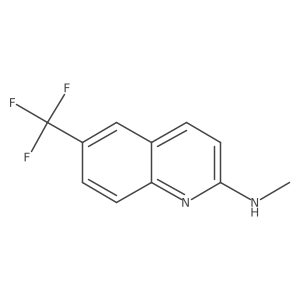 N-methyl-6-(trifluoromethyl)quinolin-2-amine Structure