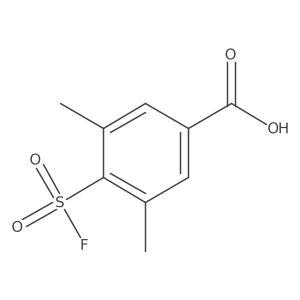 4-(Fluorosulfonyl)-3,5-dimethylbenzoic acid结构式