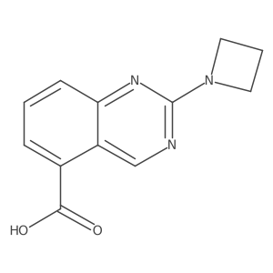 2-(Azetidin-1-yl)quinazoline-5-carboxylic acid Structure