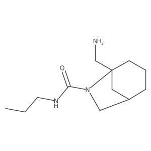 5-(aminomethyl)-N-propyl-6-azabicyclo[3.2.1]octane-6-carboxamide Structure