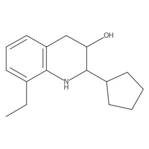 2-Cyclopentyl-8-ethyl-1,2,3,4-tetrahydroquinolin-3-ol Structure