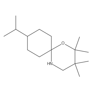 2,2,3,3-Tetramethyl-9-(propan-2-yl)-1-oxa-5-azaspiro[5.5]undecane Structure