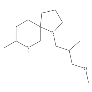 1-(3-Methoxy-2-methylpropyl)-8-methyl-1,7-diazaspiro[4.5]decane Structure