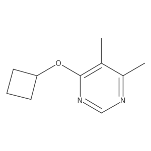 4-Cyclobutoxy-5,6-dimethylpyrimidine Structure