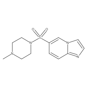 6-[(4-Methyl-1-piperazinyl)sulfonyl]imidazo[1,2-a]pyridine Structure