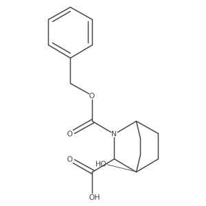 2-((Benzyloxy)carbonyl)-4-hydroxy-2-azabicyclo[2.2.2]octane-3-carboxylic acid Structure