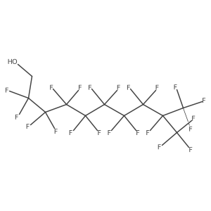 2,2,3,3,4,4,5,5,6,6,7,7,8,8,9,10,10,10-Octadecafluoro-9-(trifluoromethyl)-1-decanol结构式