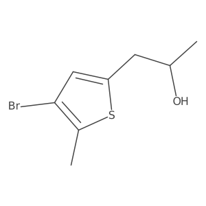 (2S)-1-(4-bromo-5-methylthiophen-2-yl)propan-2-ol Structure