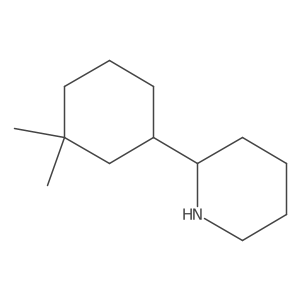 2-(3,3-Dimethylcyclohexyl)piperidine结构式