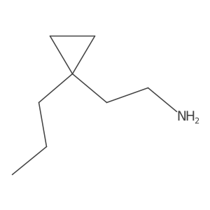 2-(1-Propylcyclopropyl)ethan-1-amine结构式