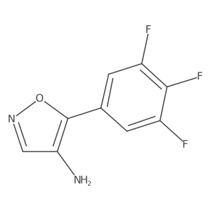 5-(3,4,5-Trifluorophenyl)-1,2-oxazol-4-amine Structure