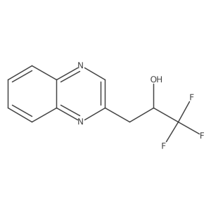 1,1,1-Trifluoro-3-(quinoxalin-2-yl)propan-2-ol Structure