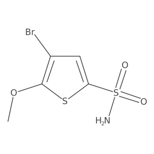 4-Bromo-5-methoxythiophene-2-sulfonamide Structure