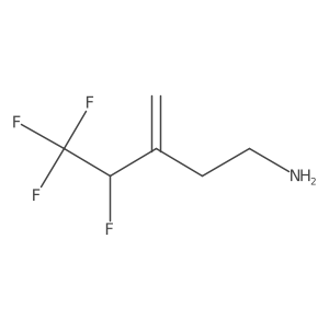 4,5,5,5-Tetrafluoro-3-methylidenepentan-1-amine结构式