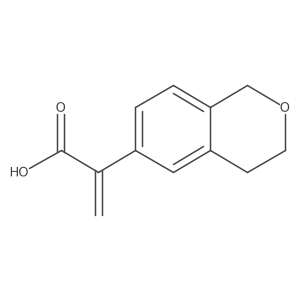 2-(3,4-dihydro-1H-2-benzopyran-6-yl)prop-2-enoic acid结构式