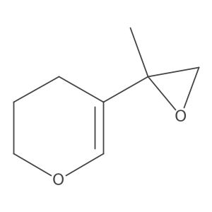 5-(2-methyloxiran-2-yl)-3,4-dihydro-2H-pyran Structure
