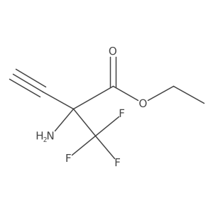 Ethyl 2-amino-2-(trifluoromethyl)but-3-ynoate Structure