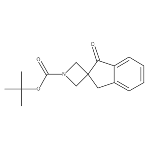 tert-butyl 1'-oxospiro[azetidine-3,2'-indane]-1-carboxylate Structure