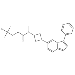 4,4,4-trifluoro-N-methyl-N-{1-[3-(pyridin-3-yl)-[1,2,4]triazolo[4,3-b]pyridazin-6-yl]azetidin-3-yl}butanamide Structure