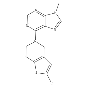 6-{2-chloro-4H,5H,6H,7H-thieno[3,2-c]pyridin-5-yl}-9-methyl-9H-purine Structure