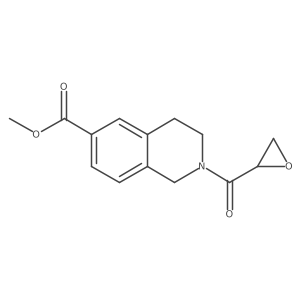 Methyl 2-(oxirane-2-carbonyl)-3,4-dihydro-1H-isoquinoline-6-carboxylate结构式