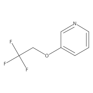 3-(2,2,2-Trifluoroethoxy)pyridine结构式