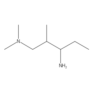 (3-Amino-2-methylpentyl)dimethylamine结构式