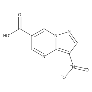 3-Nitropyrazolo[1,5-a]pyrimidine-6-carboxylic acid结构式