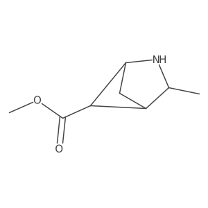rac-methyl (1R,3R,4S,5S)-3-methyl-2-azabicyclo[2.1.1]hexane-5-carboxylate Structure