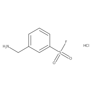 3-(Aminomethyl)benzene-1-sulfonylfluoridehydrochloride结构式