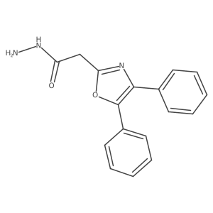 2-(4,5-Diphenyl-1,3-oxazol-2-yl)acetohydrazide结构式
