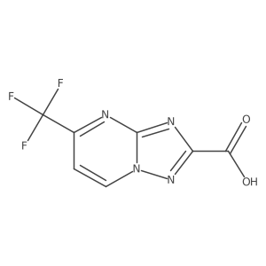 5-(Trifluoromethyl)-[1,2,4]triazolo[1,5-a]pyrimidine-2-carboxylic acid Structure