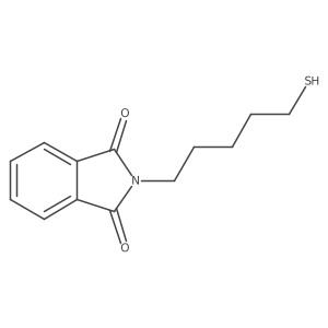2-(5-Mercaptopentyl)isoindoline-1,3-dione结构式