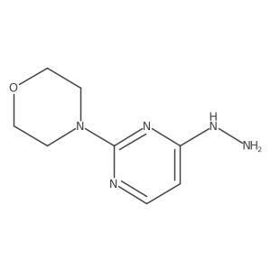 4-(4-Hydrazinyl-2-pyrimidinyl)morpholine Structure