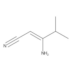 3-Amino-4-methyl-2-pentenenitrile Structure