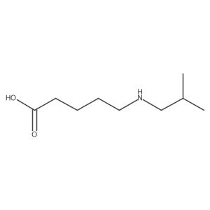 5-Isobutylaminopentanoic acid Structure