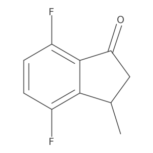 4,7-difluoro-3-methyl-2,3-dihydro-1H-inden-1-one Structure