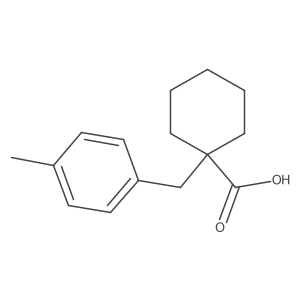 1-(4-Methylbenzyl)cyclohexanecarboxylic acid结构式