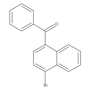 (4-Bromo-naphthalen-1-yl)-phenyl-methanone结构式