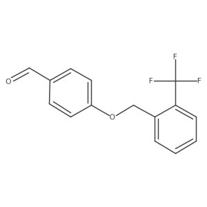 4-(2-Trifluoromethyl-benzyloxy)-benzaldehyde结构式